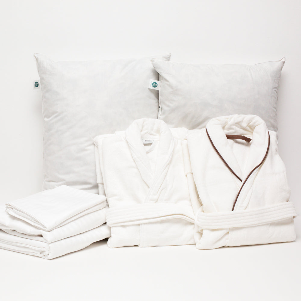 סט חלוקי רחצה ומגבות